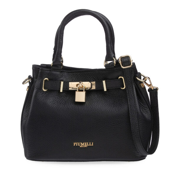 Piumelli Ebe Borsa A Mano Con Tracolla - Black