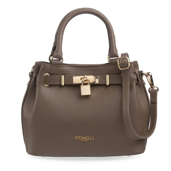 Piumelli Ebe Borsa A Mano Con Tracolla - Taupe