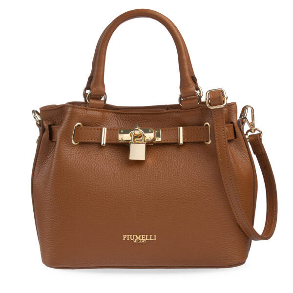 Piumelli Ebe Borsa A Mano Con Tracolla - Tobacco