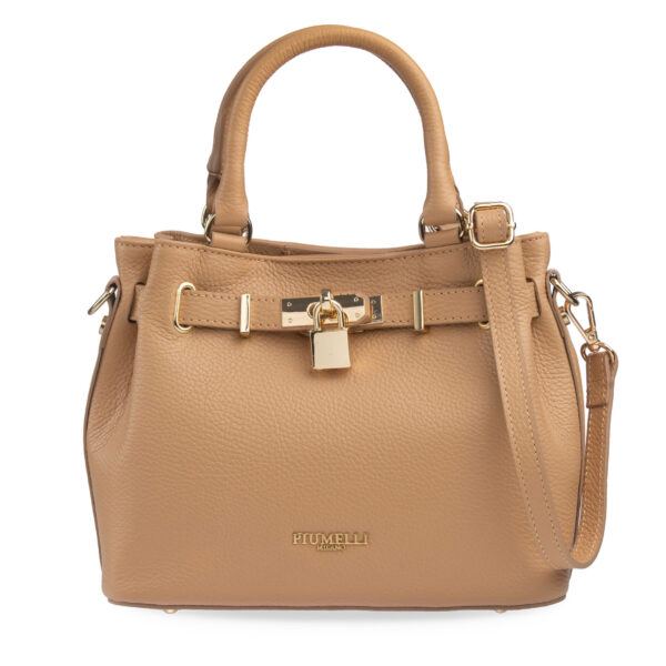Piumelli Ebe Borsa A Mano Con Tracolla - Warm Beige