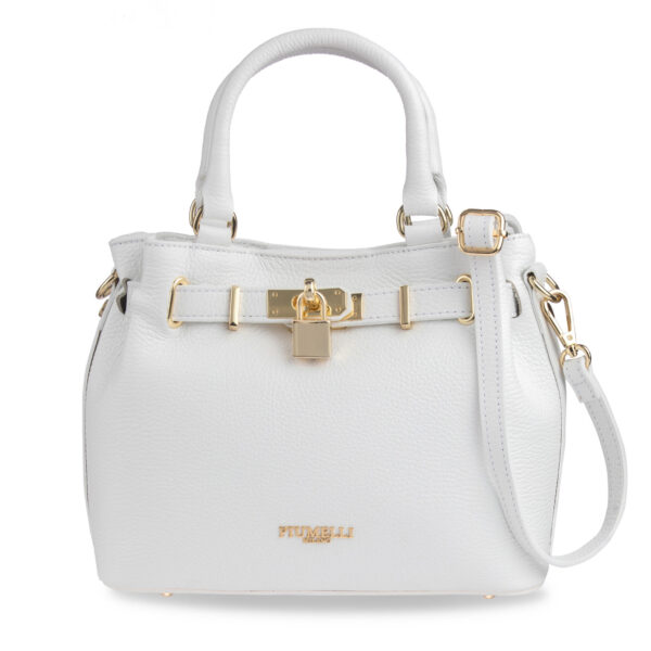 Piumelli Ebe Borsa A Mano Con Tracolla - White