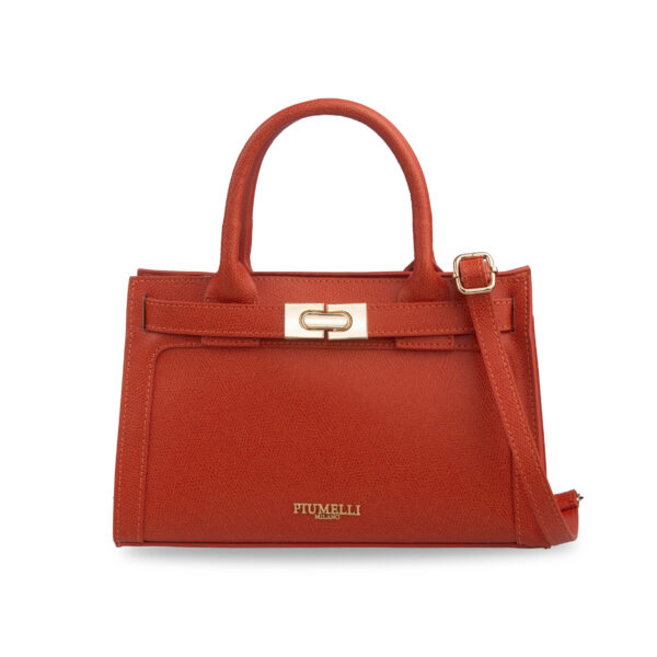 Piumelli Ira Borsa A Mano Con Tracolla - Dark Orange