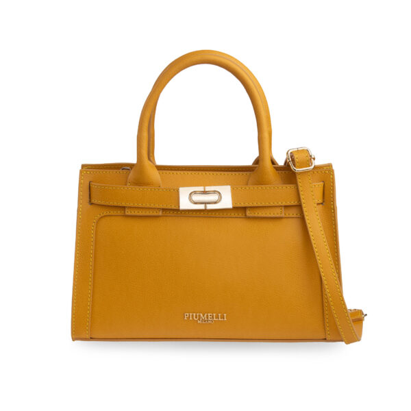 Piumelli Ira Borsa A Mano Con Tracolla - Mustard