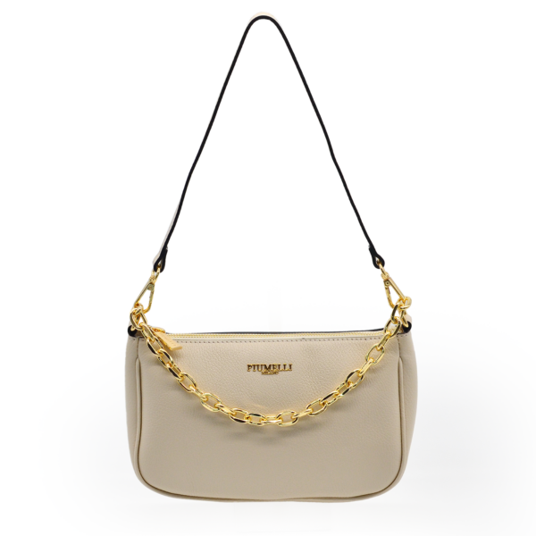 Piumelli Nives Borsa A Mano Con Tracolla - Off White
