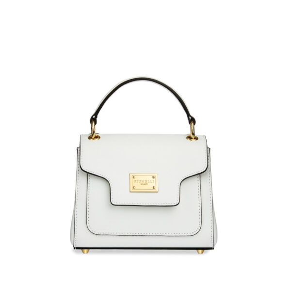 Piumelli Cyclamen Borsa A Mano Con Tracolla - White