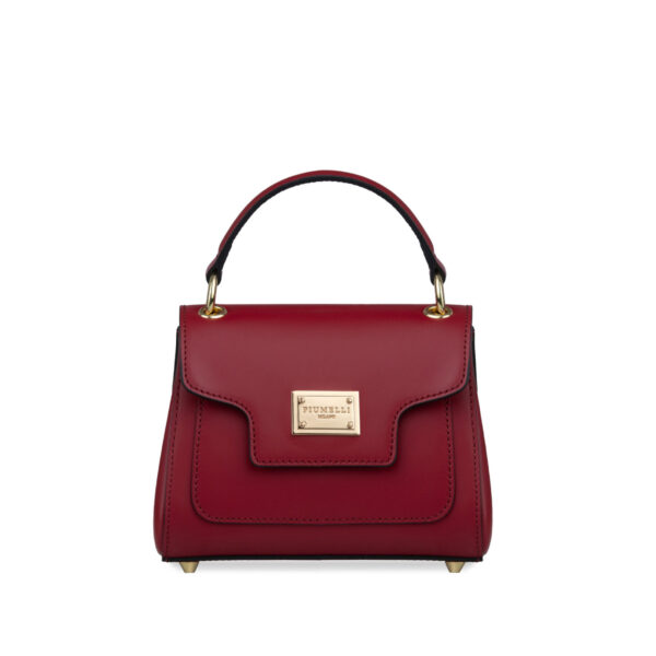 Piumelli Cyclamen Borsa A Mano Con Tracolla - Cherry
