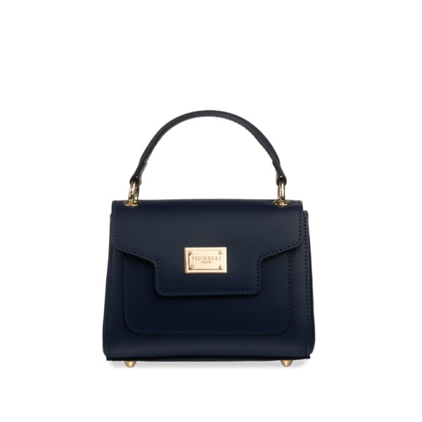 Piumelli Cyclamen Borsa A Mano Con Tracolla - Navy Blue