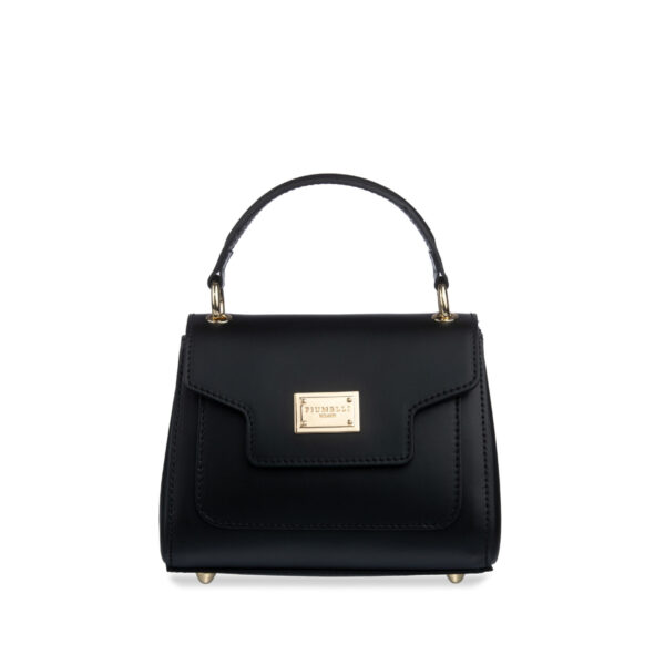 Piumelli Cyclamen Borsa A Mano Con Tracolla - Black