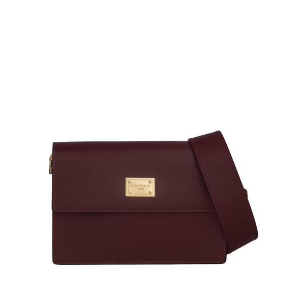 Piumelli Boston Borsa A Spalla Con Tracolla - Burgundy