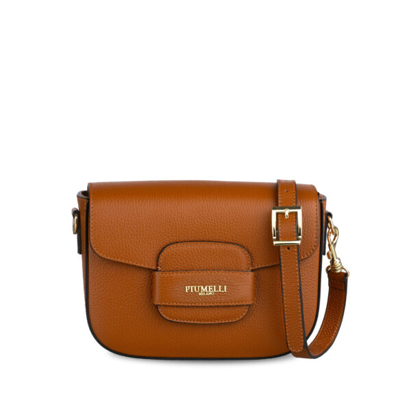 Piumelli Gia Borsa A Spalla Con Tracolla - Tobacco