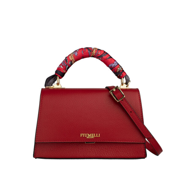 Piumelli Mini Lavinia Borsa A Mano Con Tracolla - Brick Red