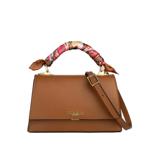 Piumelli Mini Lavinia Borsa A Mano Con Tracolla - Tobacco