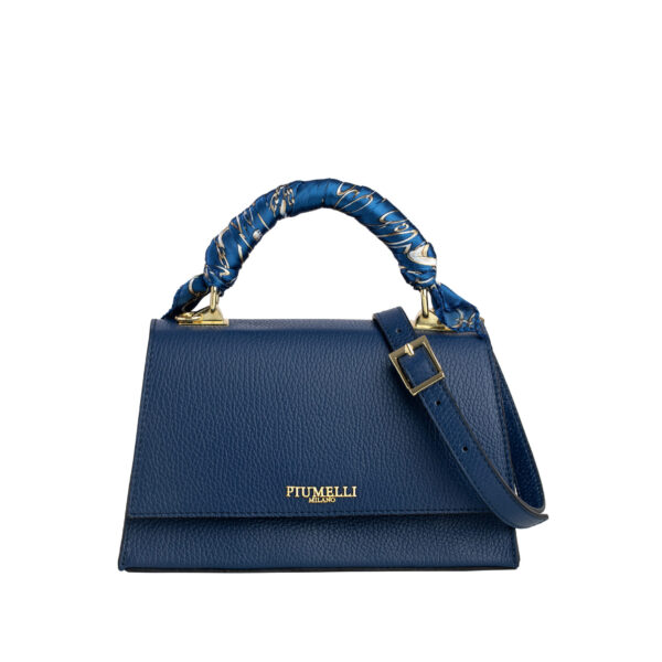 Piumelli Mini Lavinia Borsa A Mano Con Tracolla - Blue Navy