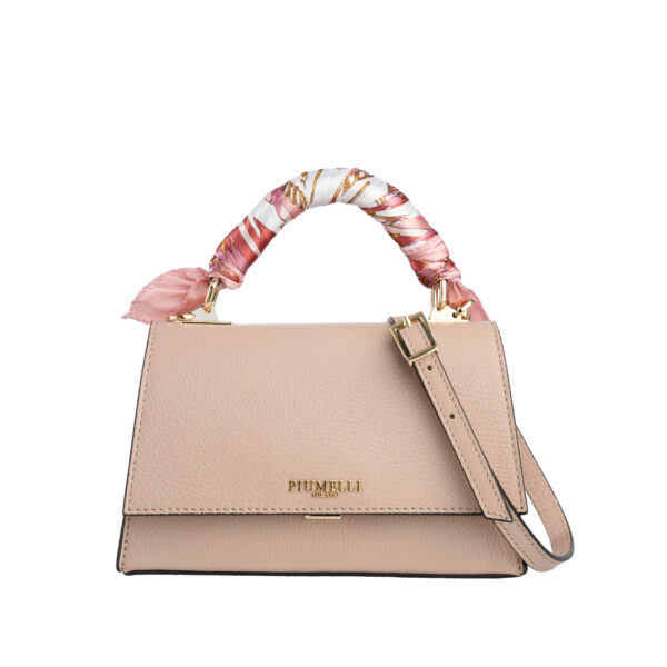 Piumelli Mini Lavinia Borsa A Mano Con Tracolla - Nude