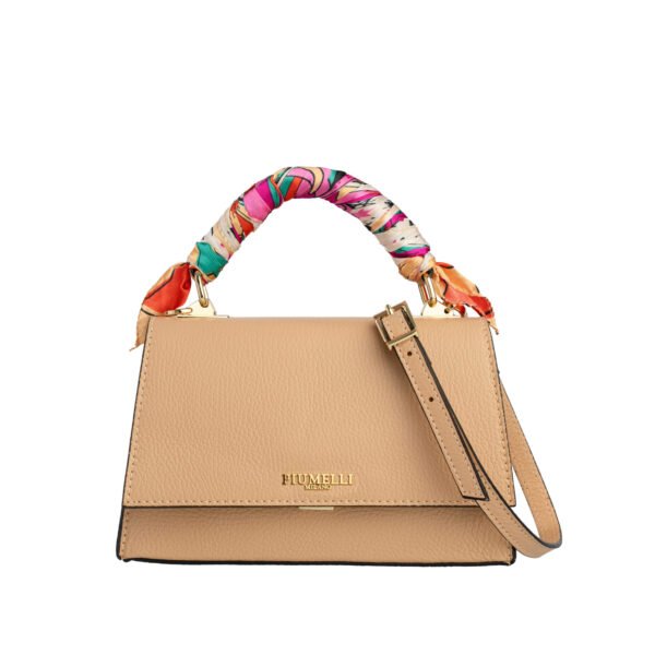Piumelli Mini Lavinia Borsa A Mano Con Tracolla - Warm Beige