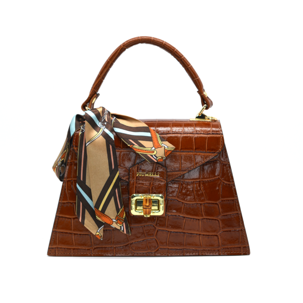 Piumelli Viva Borsa A Mano Con Tracolla - Tobacco