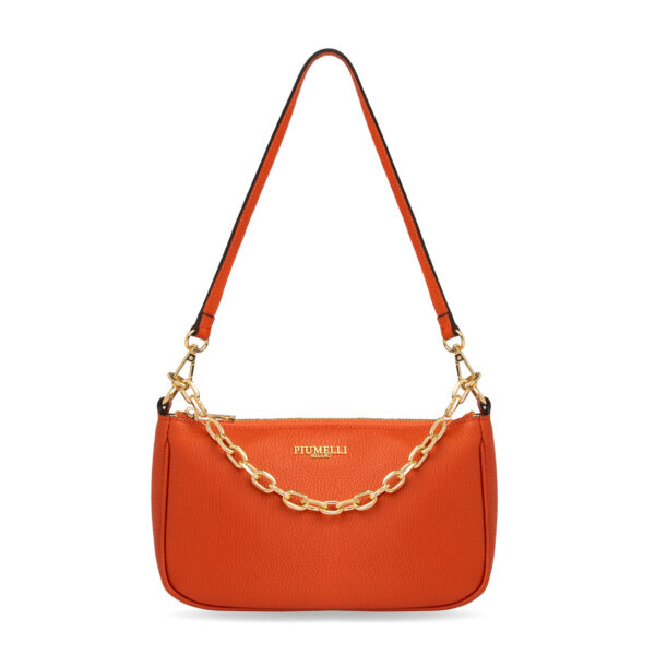 Piumelli Nives Borsa A Mano Con Tracolla - Dark Orange