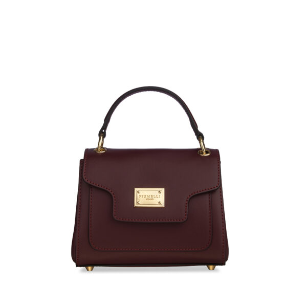 Piumelli Cyclamen Borsa A Mano Con Tracolla - Burgundy