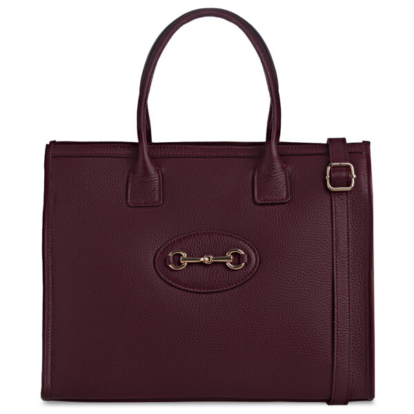 Piumelli Eloise M Borsa A Mano Con Tracolla - Burgundy